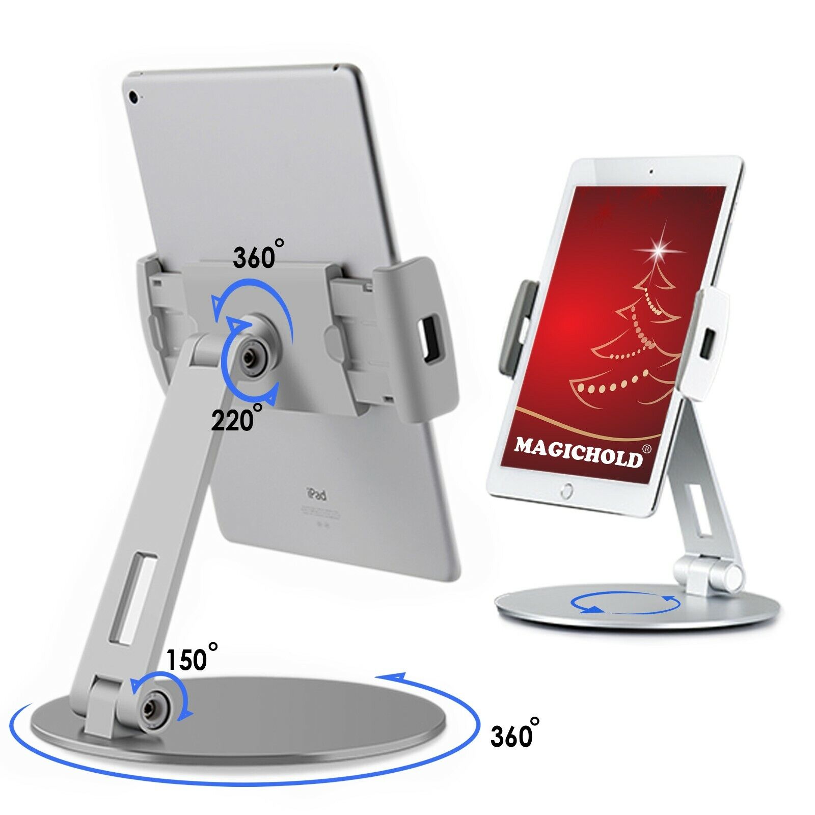 Highend Aluminum desk Stand Holder for iPad, IPAD PRO/Samsung Galaxy,Tablet 
