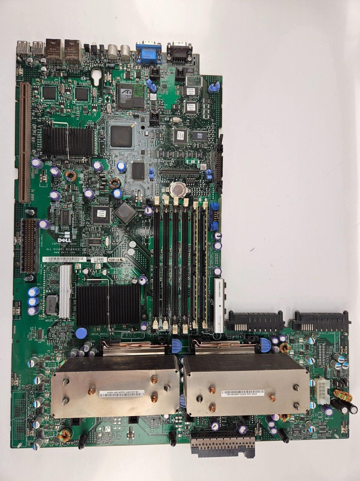 DELL Poweredge 2800 2850 Intel 2X S604 Motherboard w/ Processors and Memory