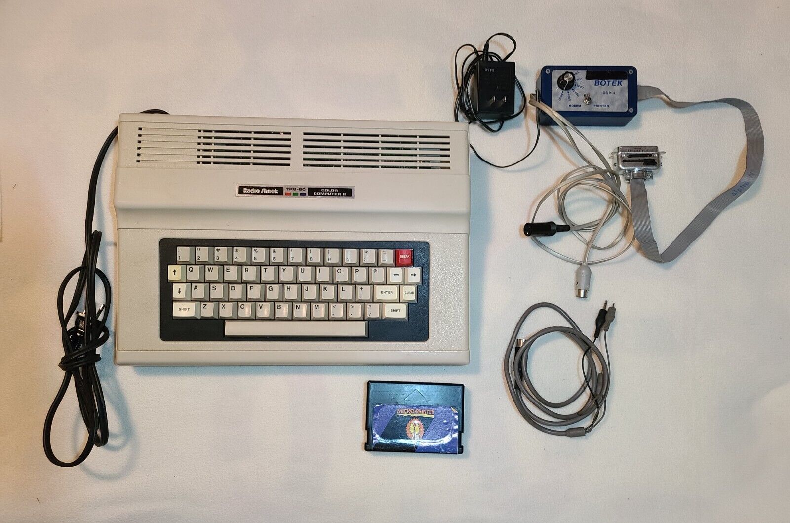 Radio Shack TRS-80 Color Computer 2 - Untested -Tandy CoCo 2 with Extras