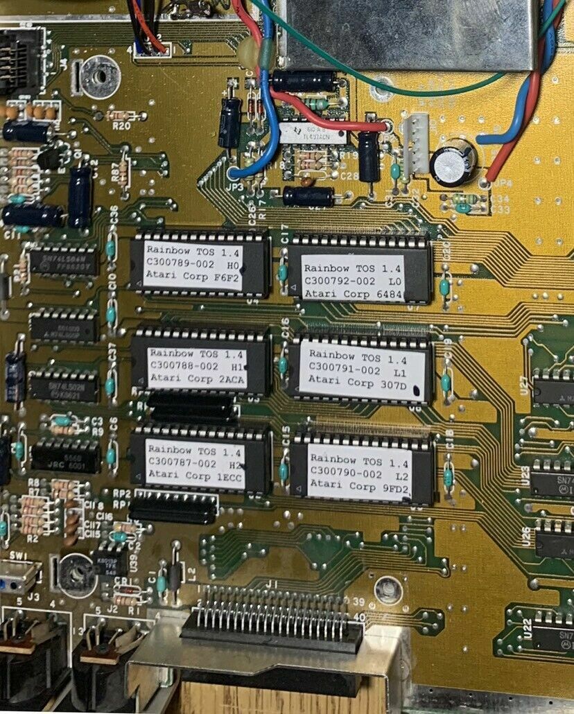 RAINBOW TOS 1.4 Atari ST/STF/STFM & Mega ST New 6 Chip OTP