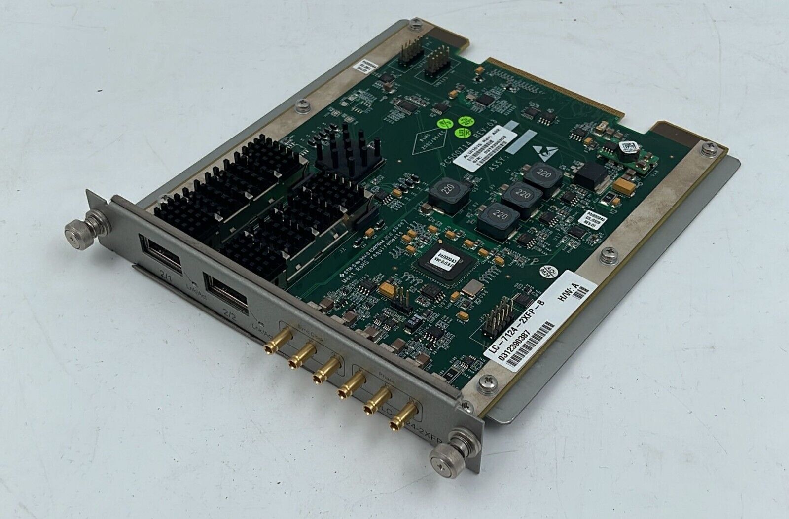 Telco System LC-7124-2XFP-B T-Metro Plug-in Line Card