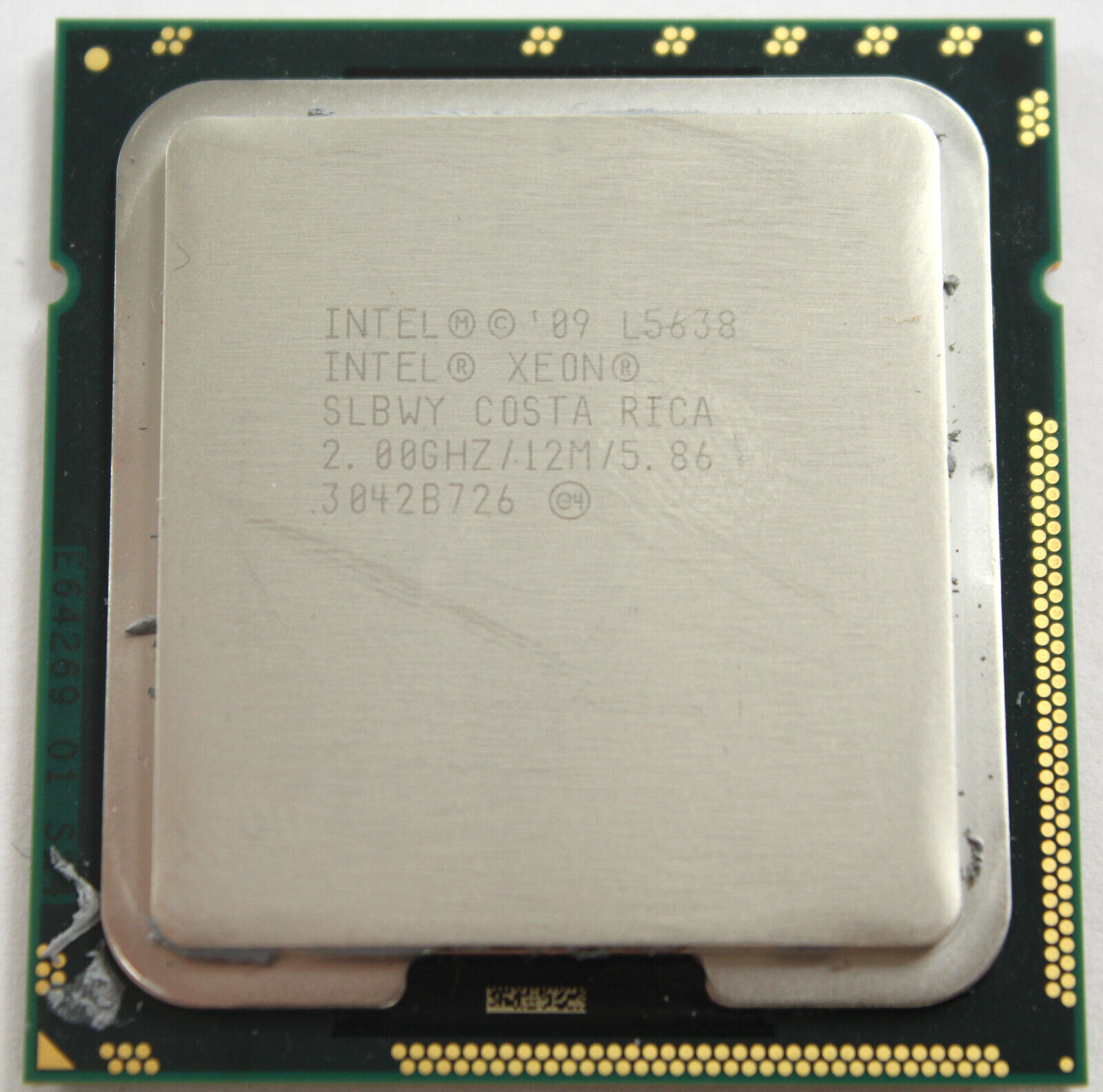 LOT of 28 Intel Xeon SLBWY Costa Rica 2.00GHZ/12M/5.86 L5638