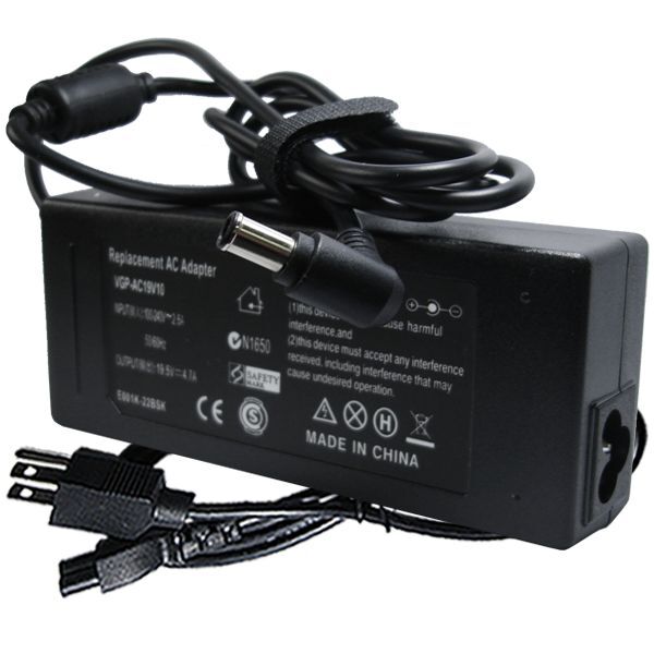 AC ADAPTER CHARGER CORD FOR Sony Vaio PCG-391L PCG-392L PCG-394L