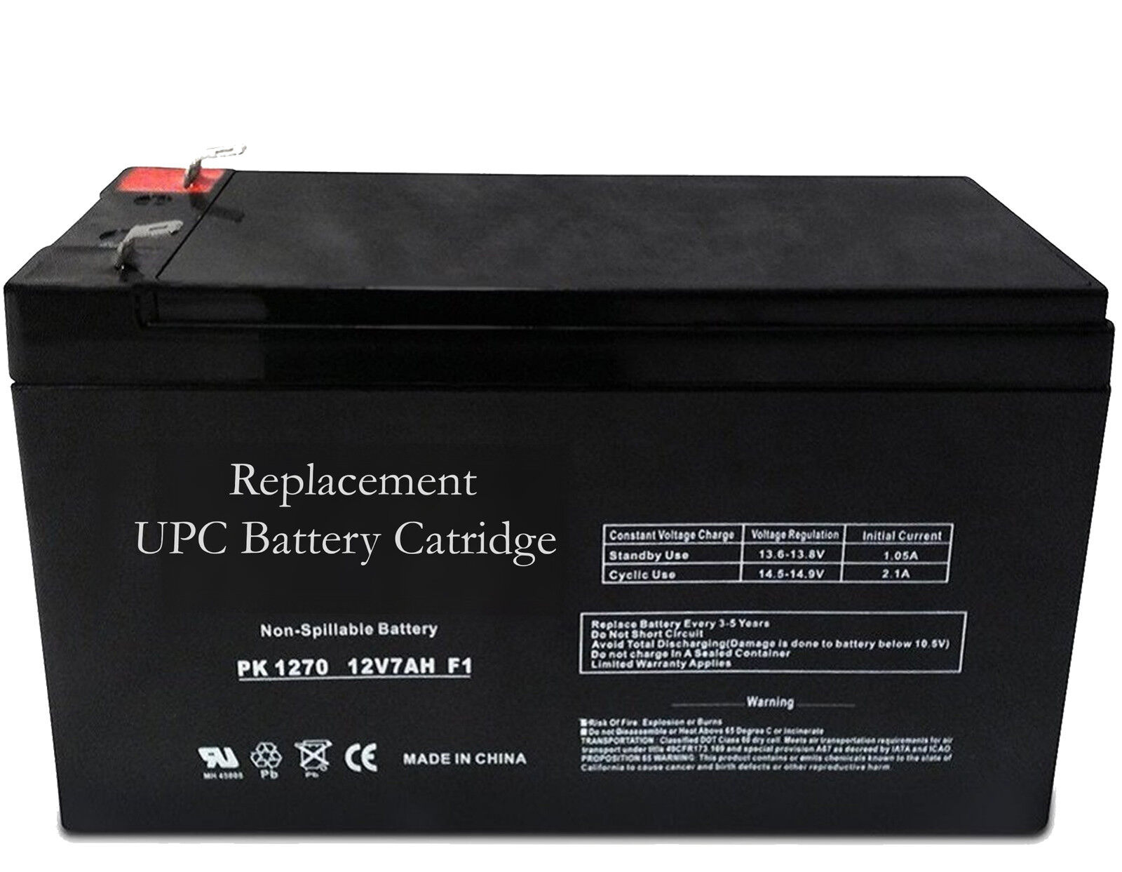  Replacement Professional Battery Log-lasting Cartridge for RBC17 Smart/Back UPS