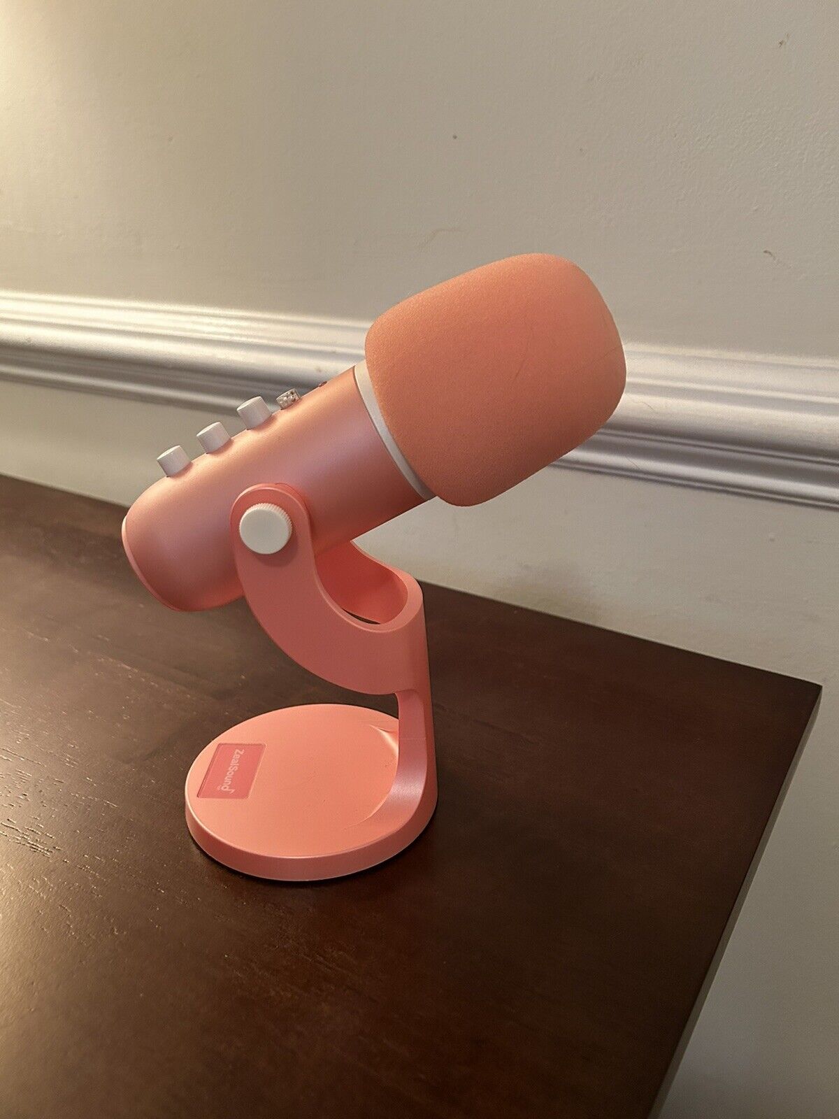 NEW Pink ZealSound Professional Studio Microphone USB Mic Podcast Gaming NIB