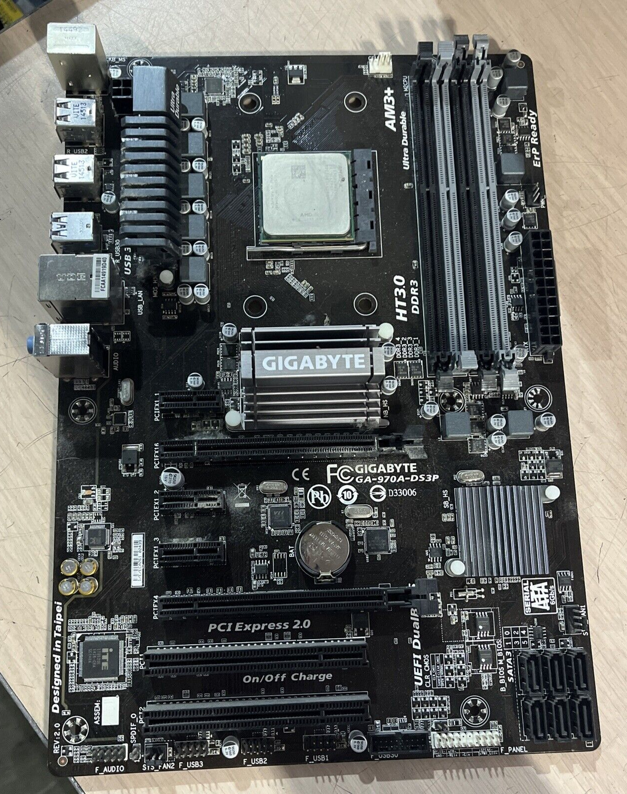 GIGABYTE GA-970A-DS3P AMD FX MOTHERBOARD