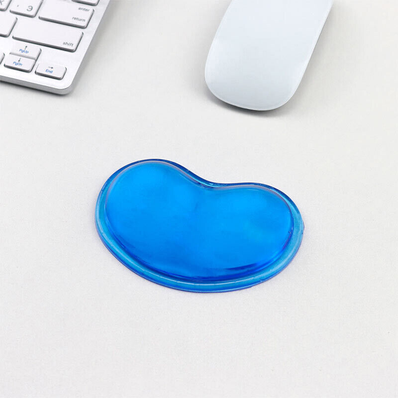 2Pcs Silicone Wrist Rest Gel Mouse Pad Wrist Support For Computer Laptop PC ©
