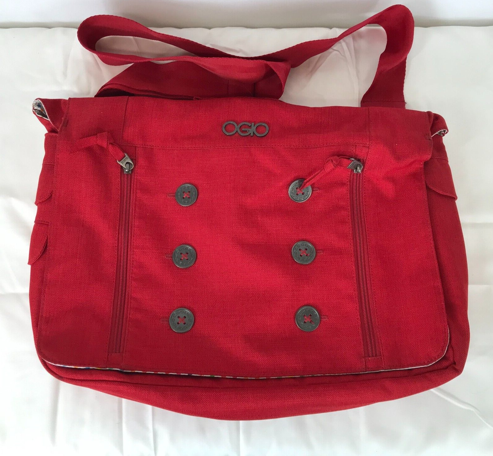 OGIO Midtown Red Purse Crossbody Tablet/ Laptop Messenger Bag