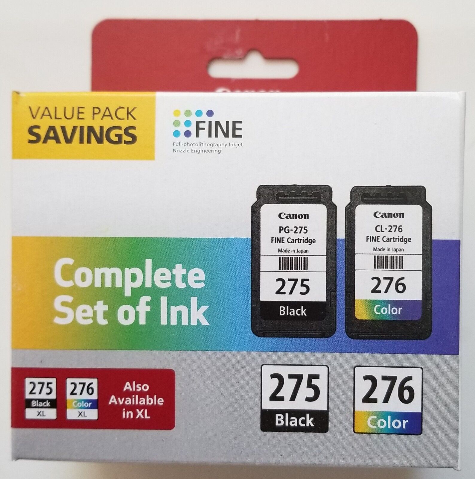 Genuine Canon Ink Cartridges 275 & 276 Set For Pixma TS3522  TS4720 ~ NEW SEALED