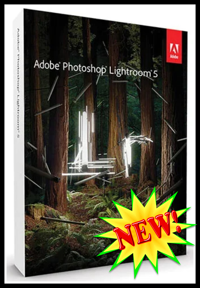 NEW Sealed Adobe Photoshop Lightroom 5 For Windows Mac OS Full Retail Version