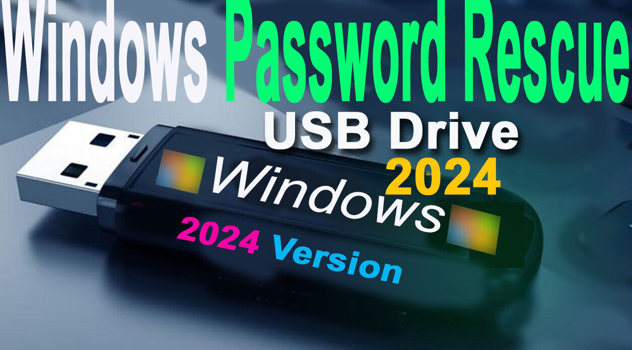 Windows Lost Password Reset Unlock for Win 11, 10, 8.1, 8, 7, Vista, XP, Server