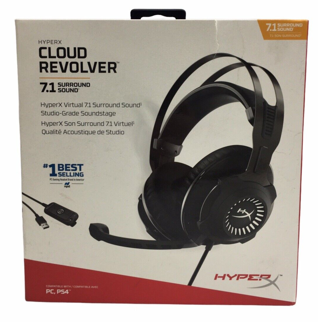 HyperX HX-HSCR-GM Cloud Revolver Wired Gaming Headset for PC & PS4 - [LN]™ Black