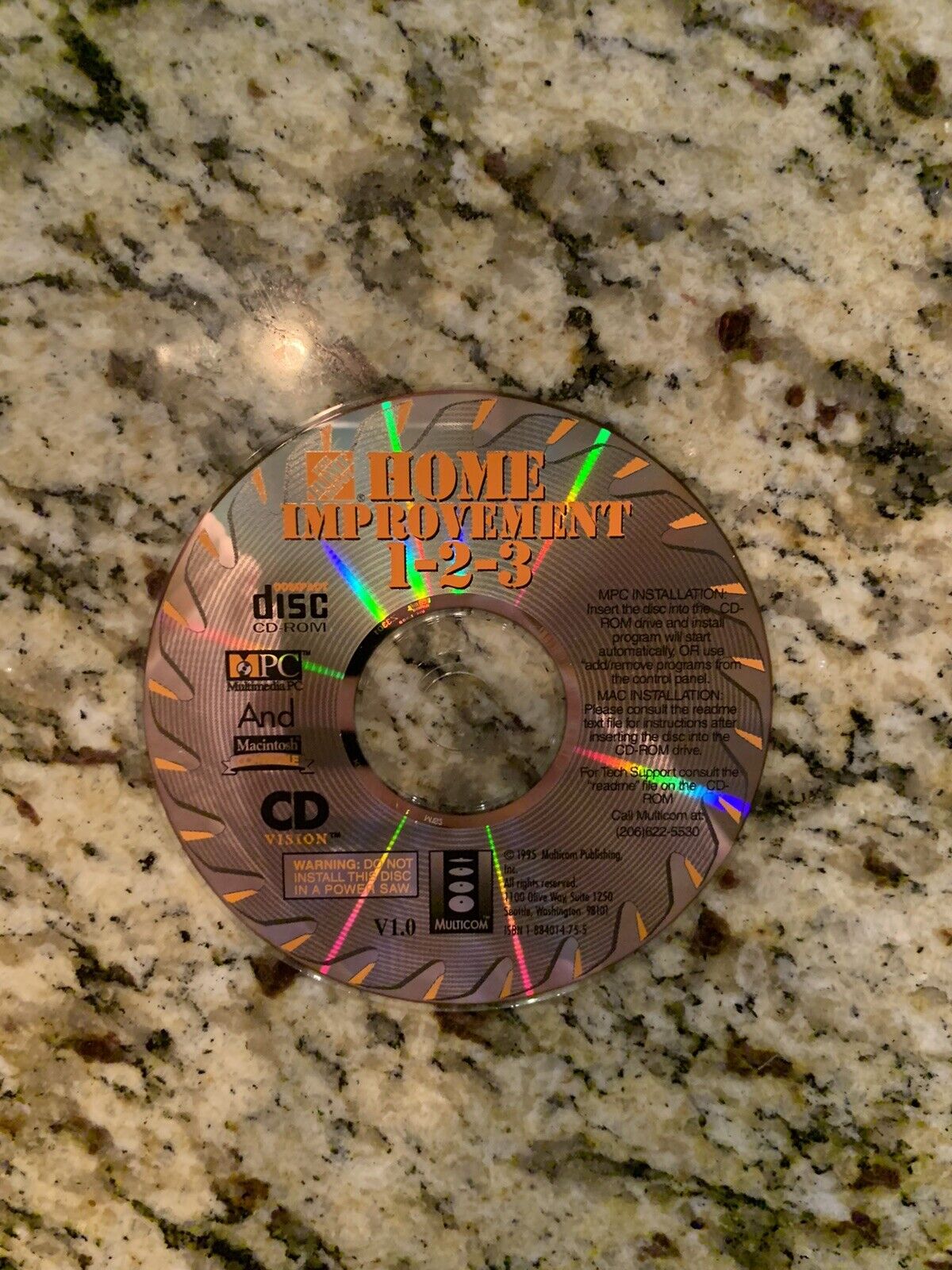The Home Depot Home Improvement 1-2-3  (Vintage PC CD-ROM, 2002)