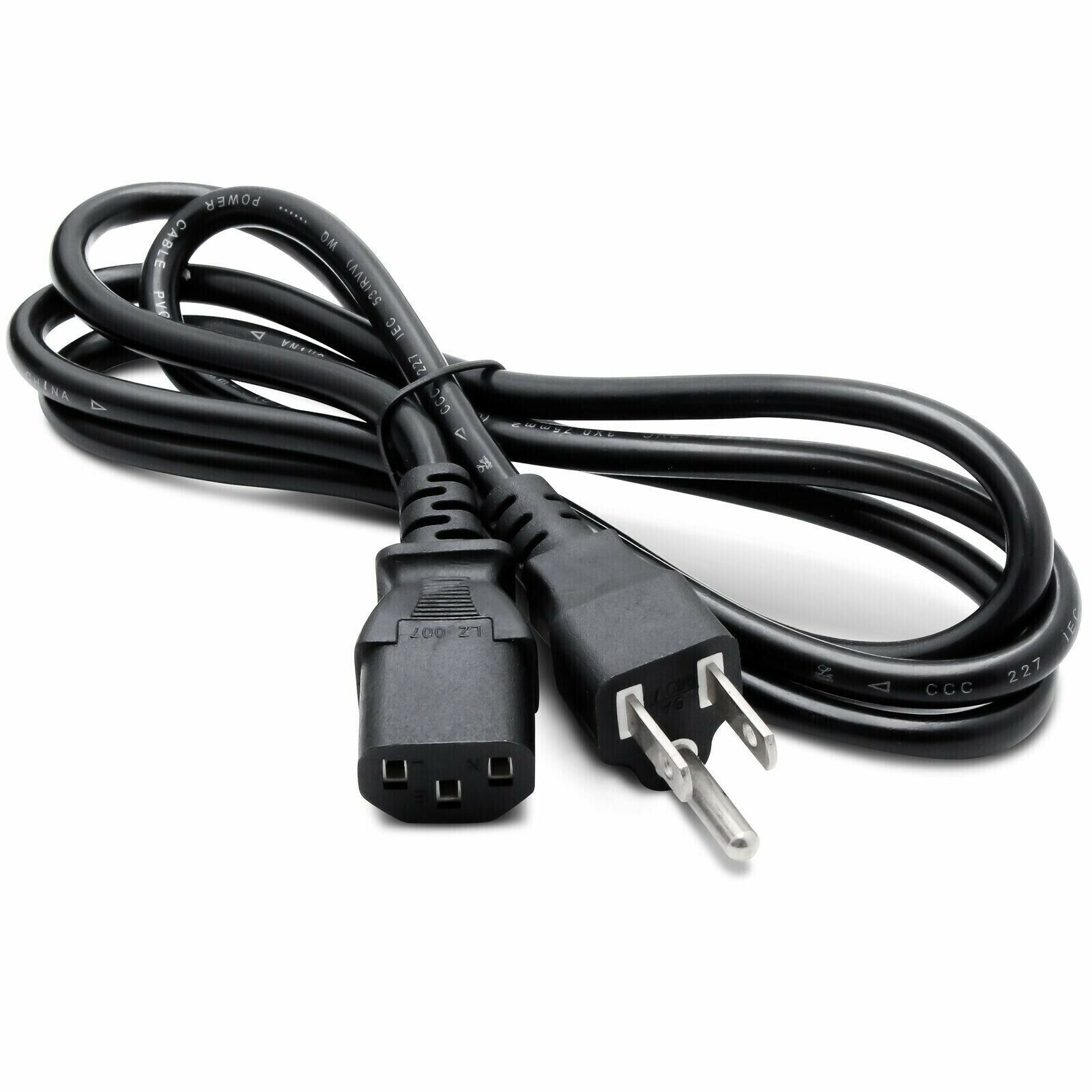5ft ETL AC Power Cord Cable Lead For HP W1907 19inch Quot LCD TelevisIon 3-Prong