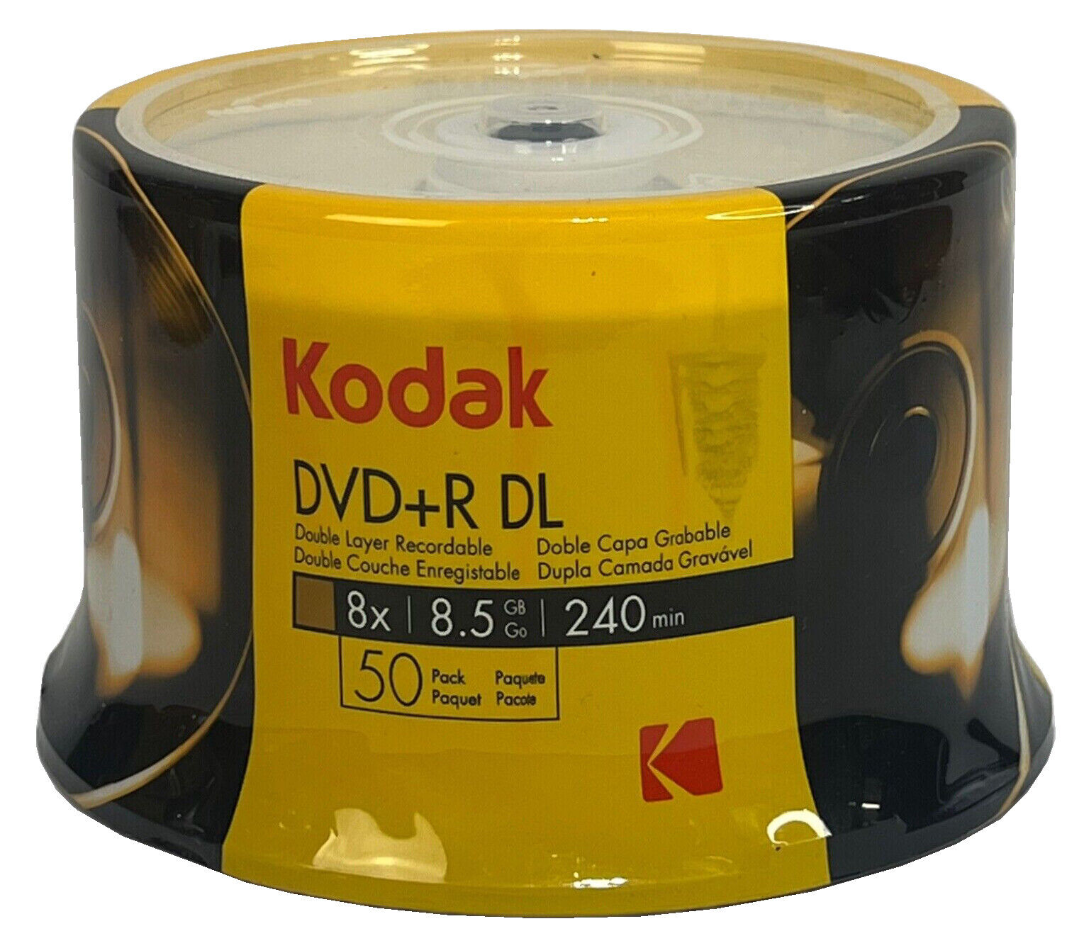 Kodak Double Layer 8.5GB 8X DVD+R DL (Logo Top) Lot