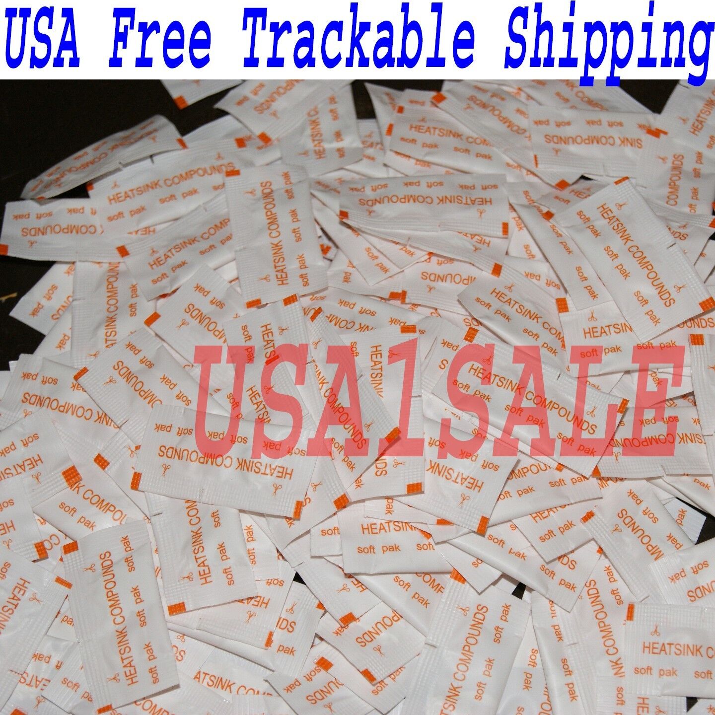 Lot of 100 pcs White Heatsink Compounds Thermal Paste Grease USA  √
