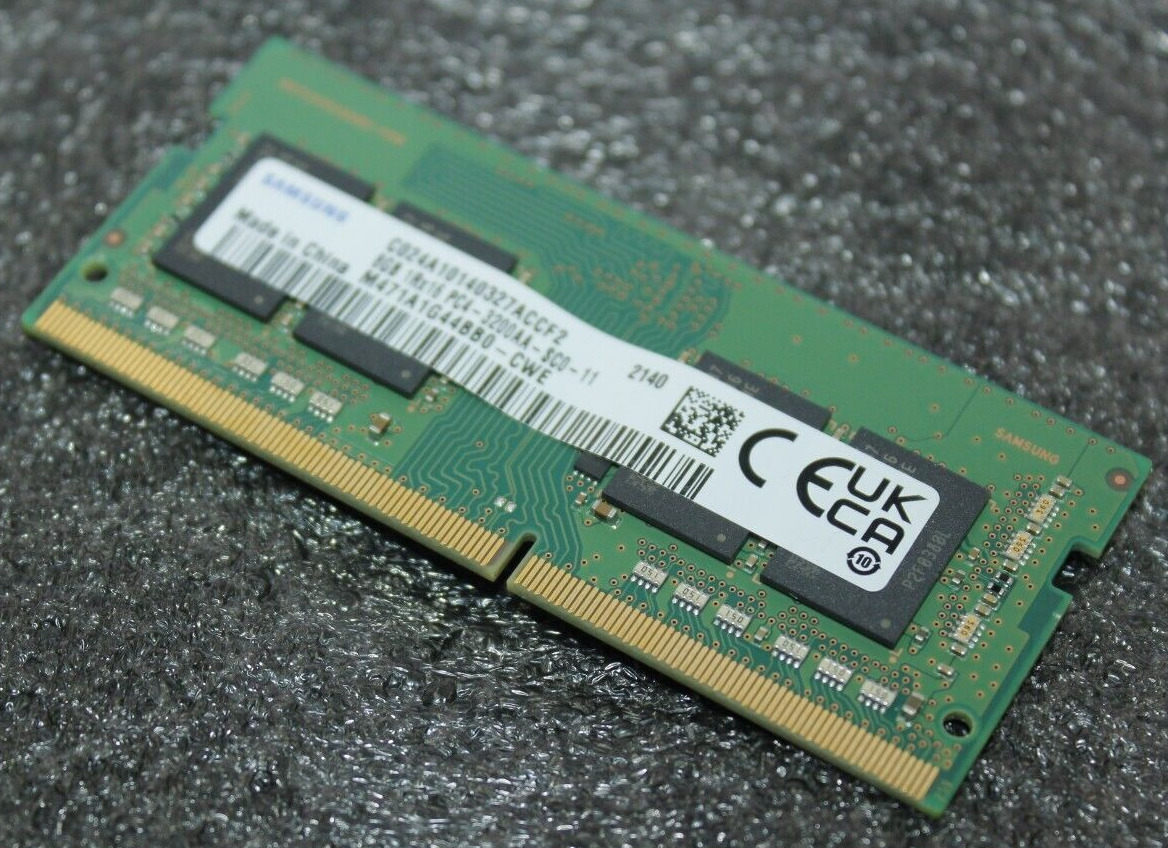 Samsung 8GB 1Rx16 PC4-3200AA DDR4 Laptop Memory Ram M471A1G44BB0-CWE