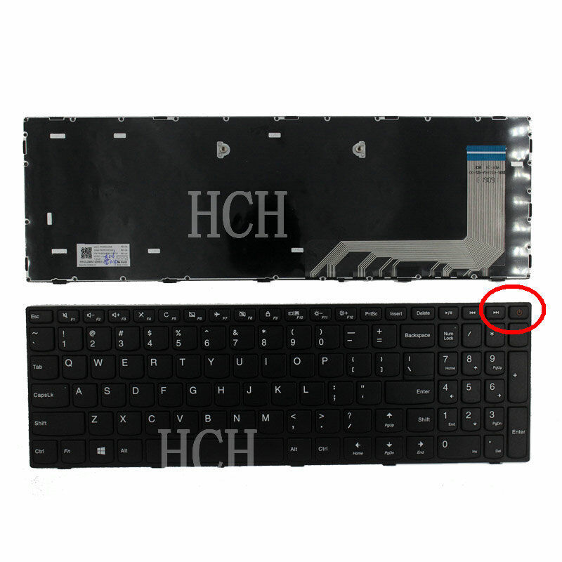 Original New for Lenovo IdeaPad 110-15ISK 110-15IKB US black keyboard