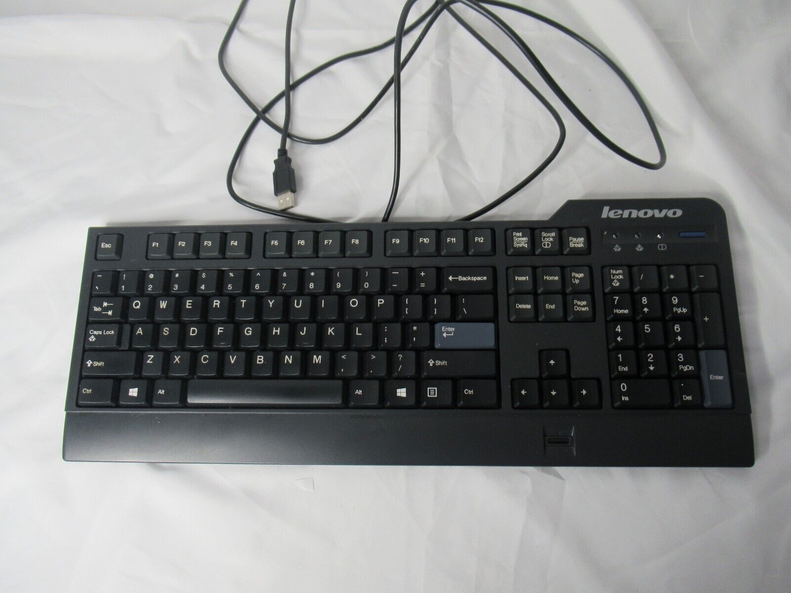 Lenovo think pad keyboard KUF1256 with Fingerprint reader