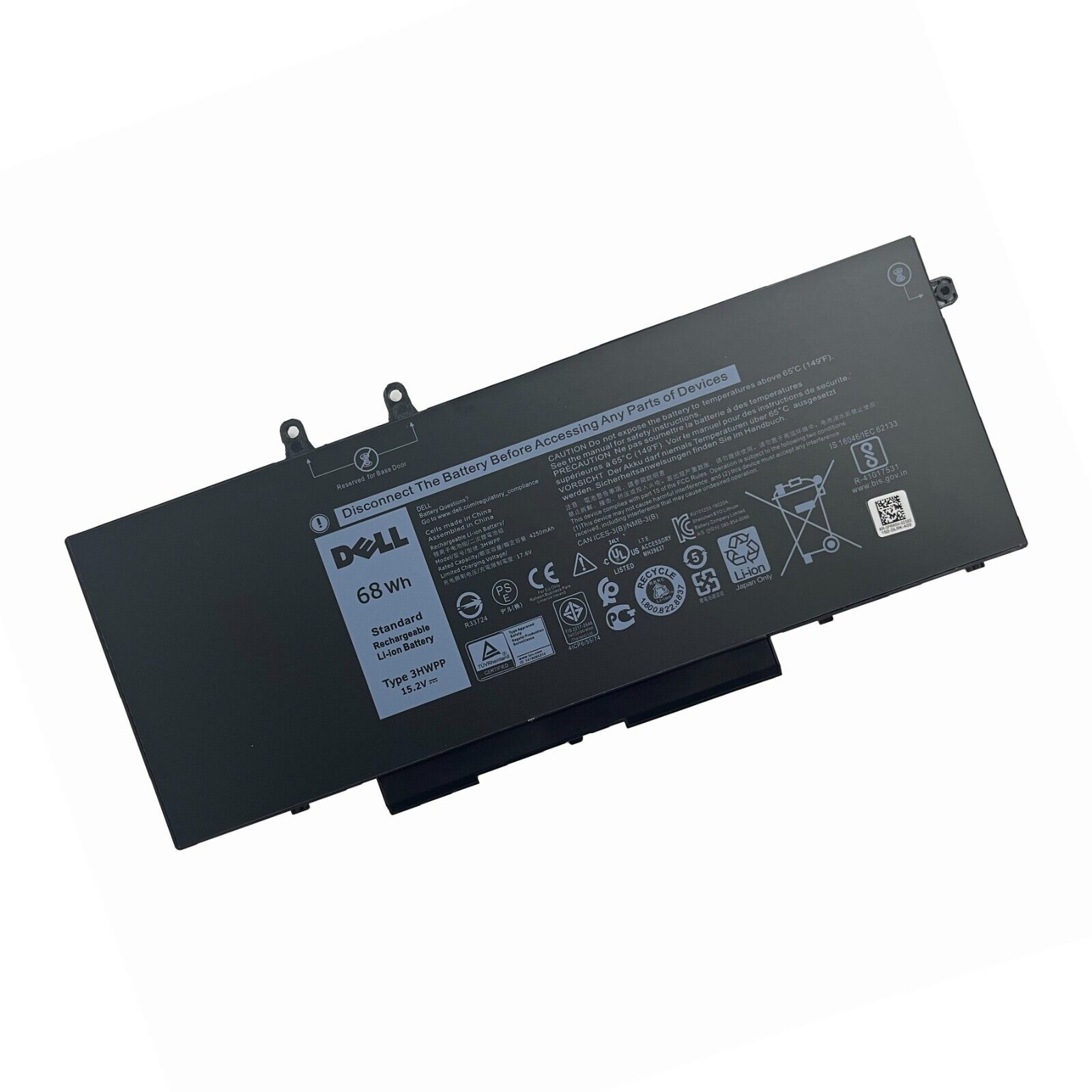 OEM 68Wh 3HWPP Battery For Dell Latitude E5410 E5510 E5401 E5501 Precision 3541