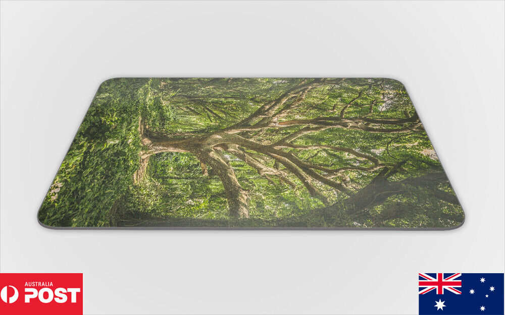 MOUSE PAD DESK MAT ANTI-SLIP|BEAUTIFUL TREE IN FOREST
