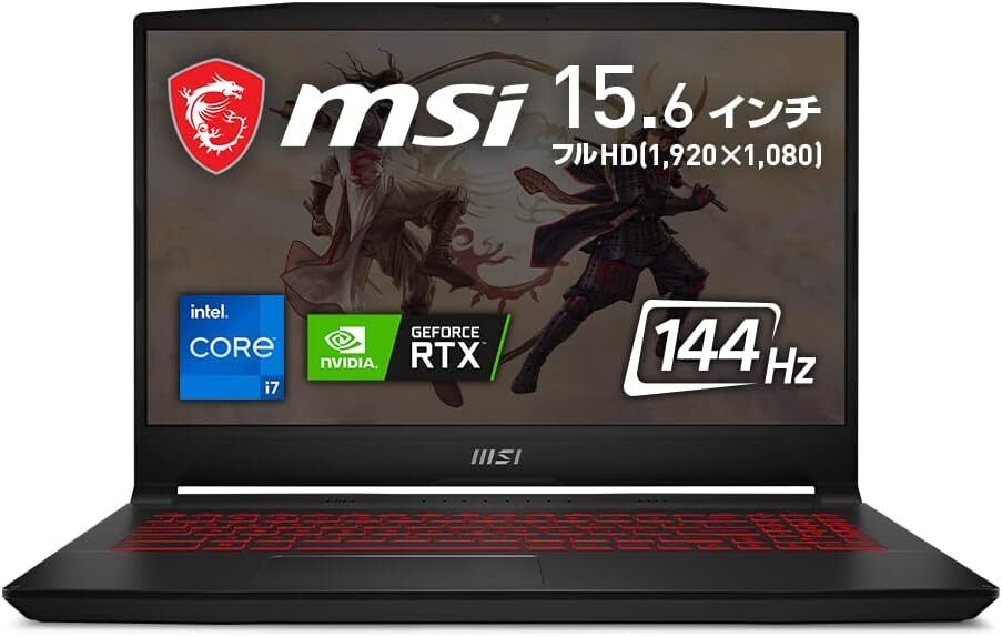 MSI Gaming Note PC KATANA GF66 i7 RTX3070TI/15.6FHD/144Hz/16GB/512GB