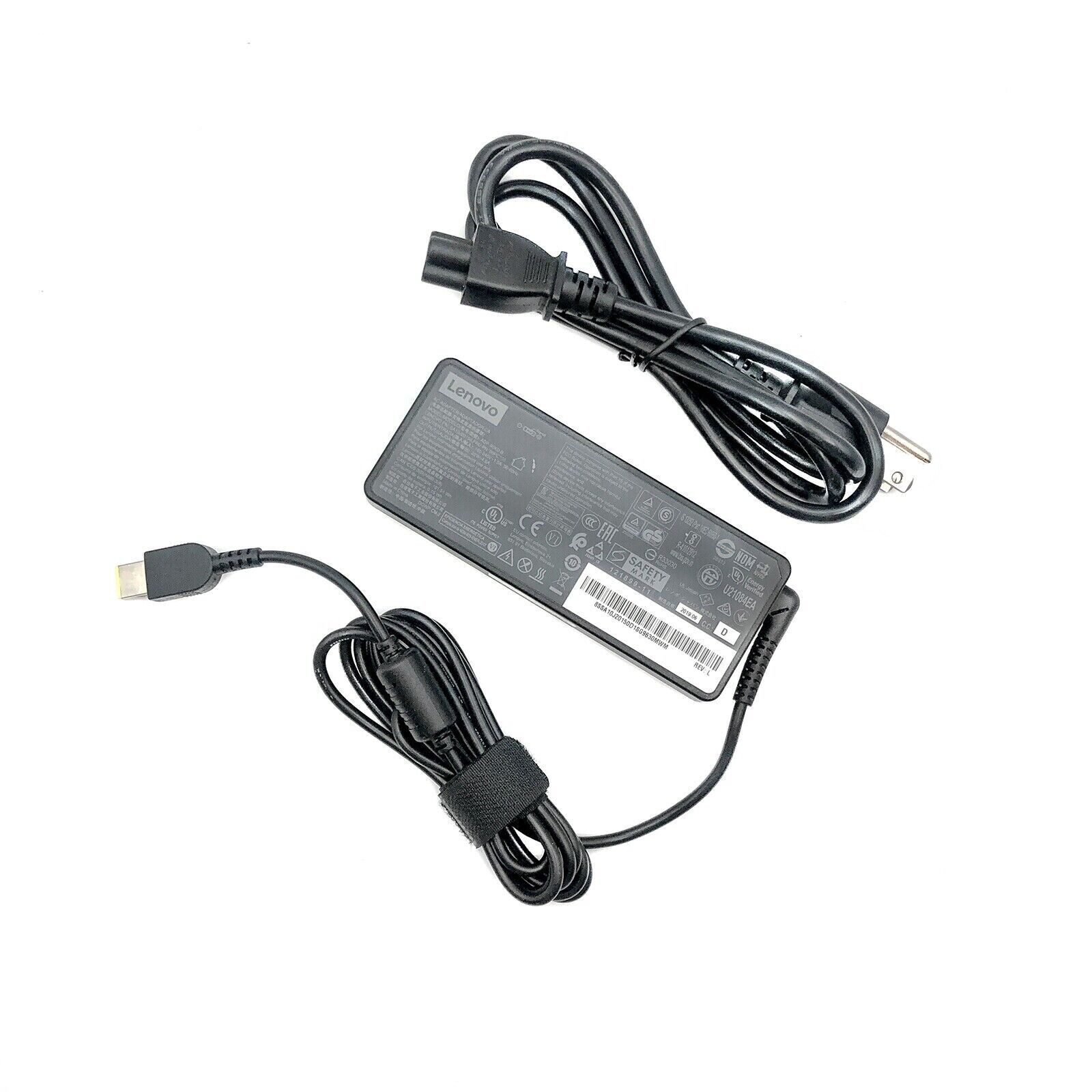 OEM AC Adapter Laptop Charger For Lenovo ThinkPad 90W 20V 4.5A-SQUARE SLIM TIP