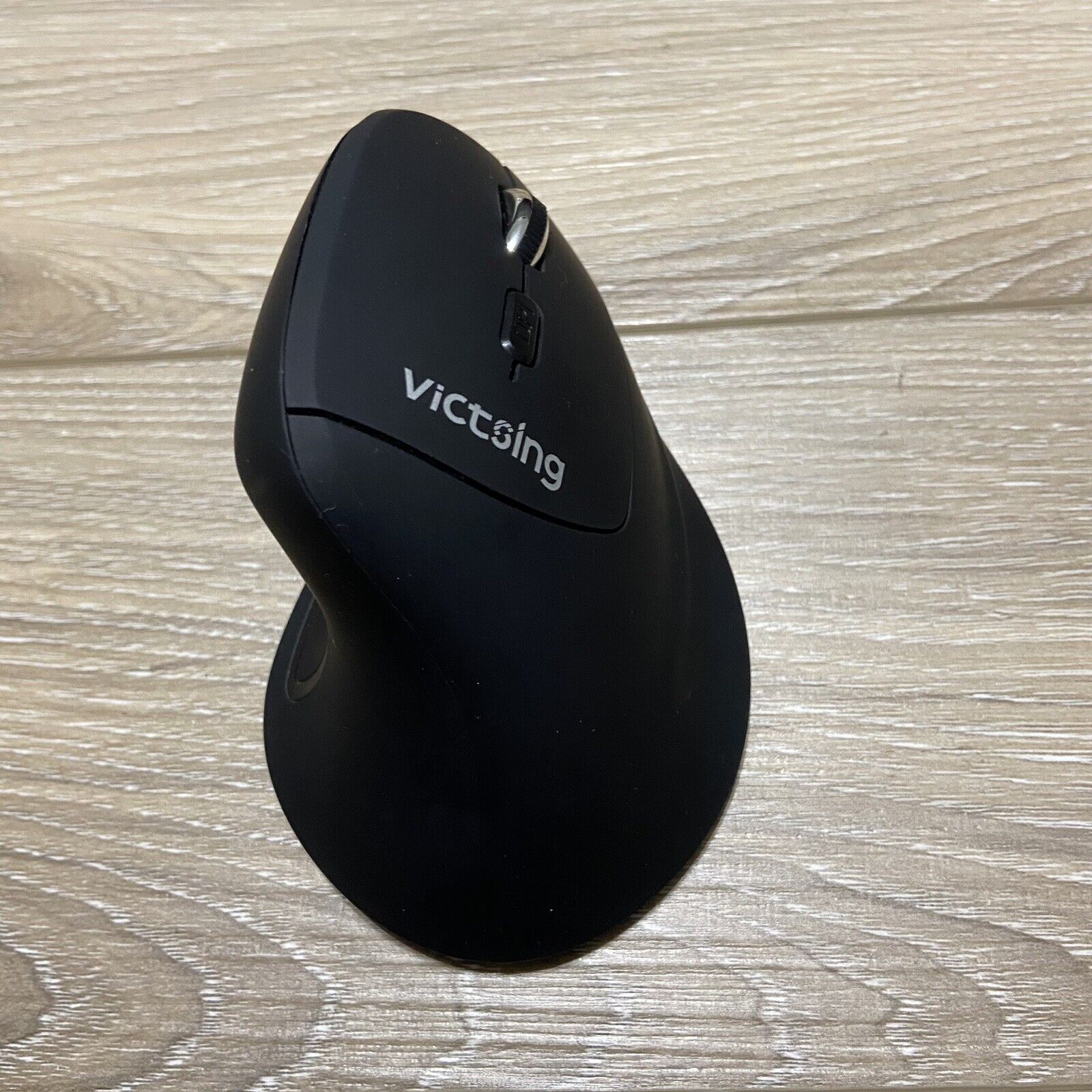Victsing Vertical Wireless Mouse PC134B Black With USB Dongle 2.4GHz