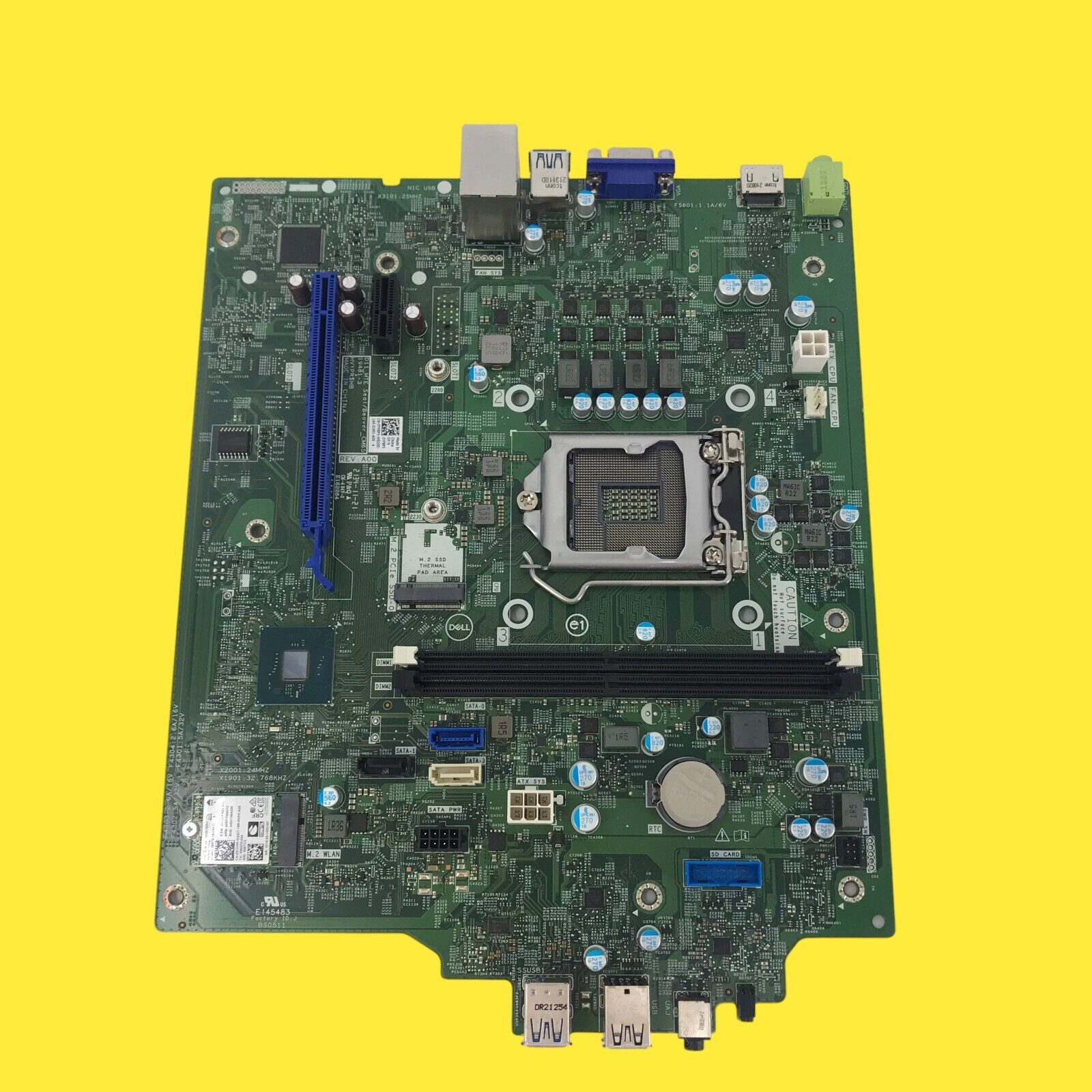 AS IS Genuine Dell Inspiron 3891 Motherboard Socket LGA 1200 0YF8P5 #712 Z40/B2