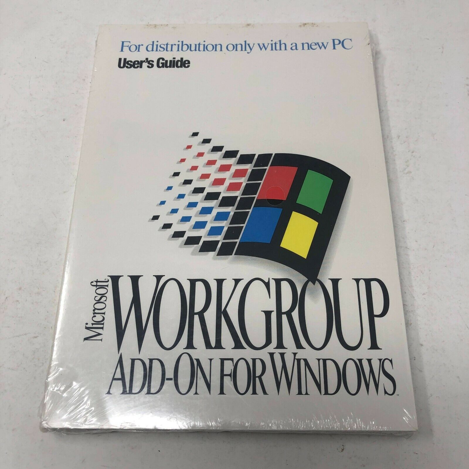 Microsoft Workgroup Add-On Windows User\'s Guide &  Certificate of Authenticity