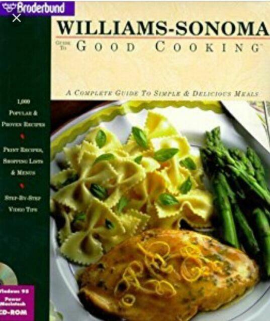 Broderbund Williams-Sonoma Guide To Good Cooking PC CD-ROM for Windows 9