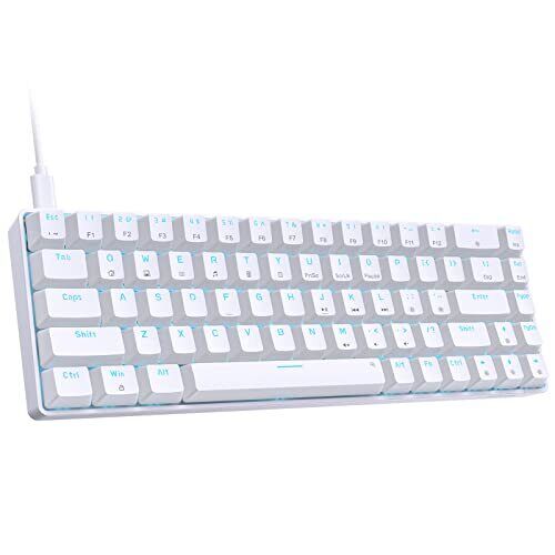 T68SE 60% Gaming Mechanical KeyboardUltra Compact Mini 68 Key with Blue Switc...