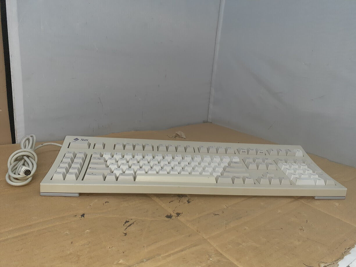 Vintage Sun Microsystems 3201234-02 Type 5c Computer PS/2 Keyboard