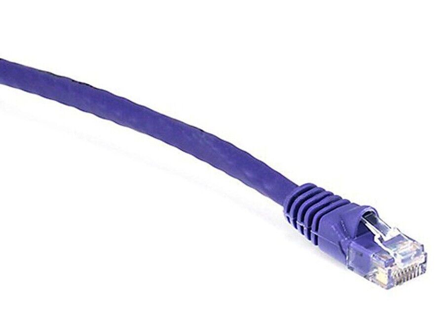 25 PACK LOT 30FT CAT6 Ethernet Patch Cable Purple RJ45 550Mhz UTP 9M