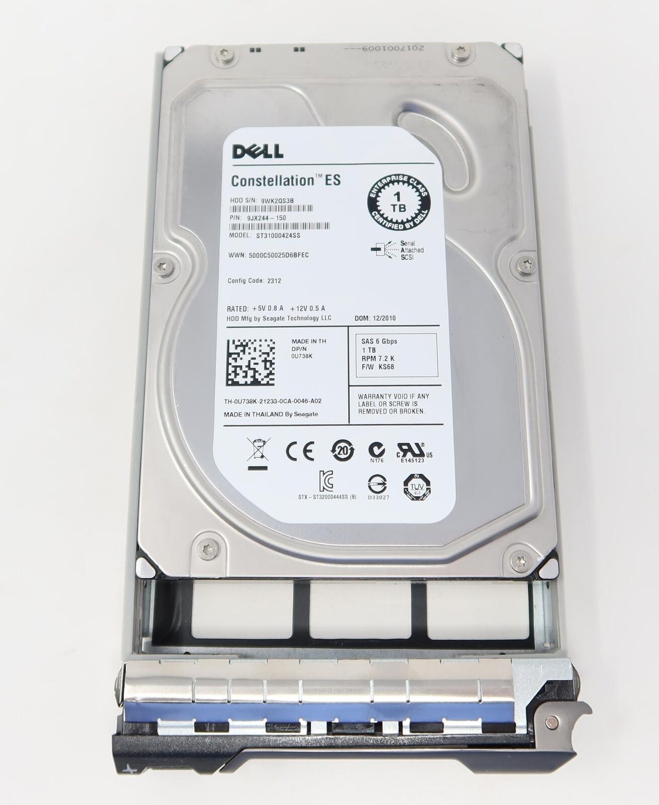 Dell 0U738K 1TB 7.2k rpm 3.5\