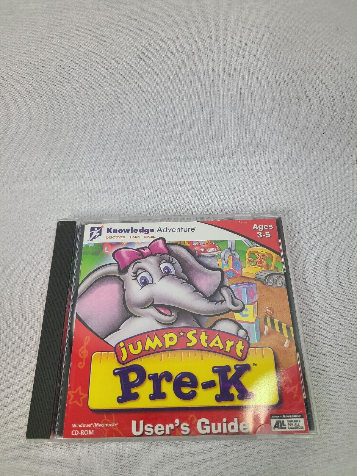 Jump Start Pre-K User\'s Guide Ages 3 - 5 CD-ROM 1996