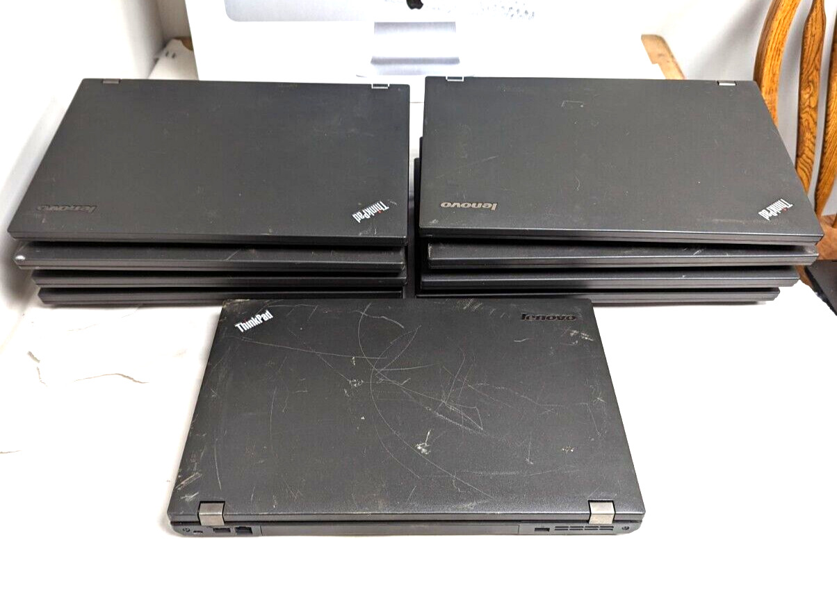 Lot Of 9 Lenovo ThinkPad L540 i3- no ram/hdd/cord