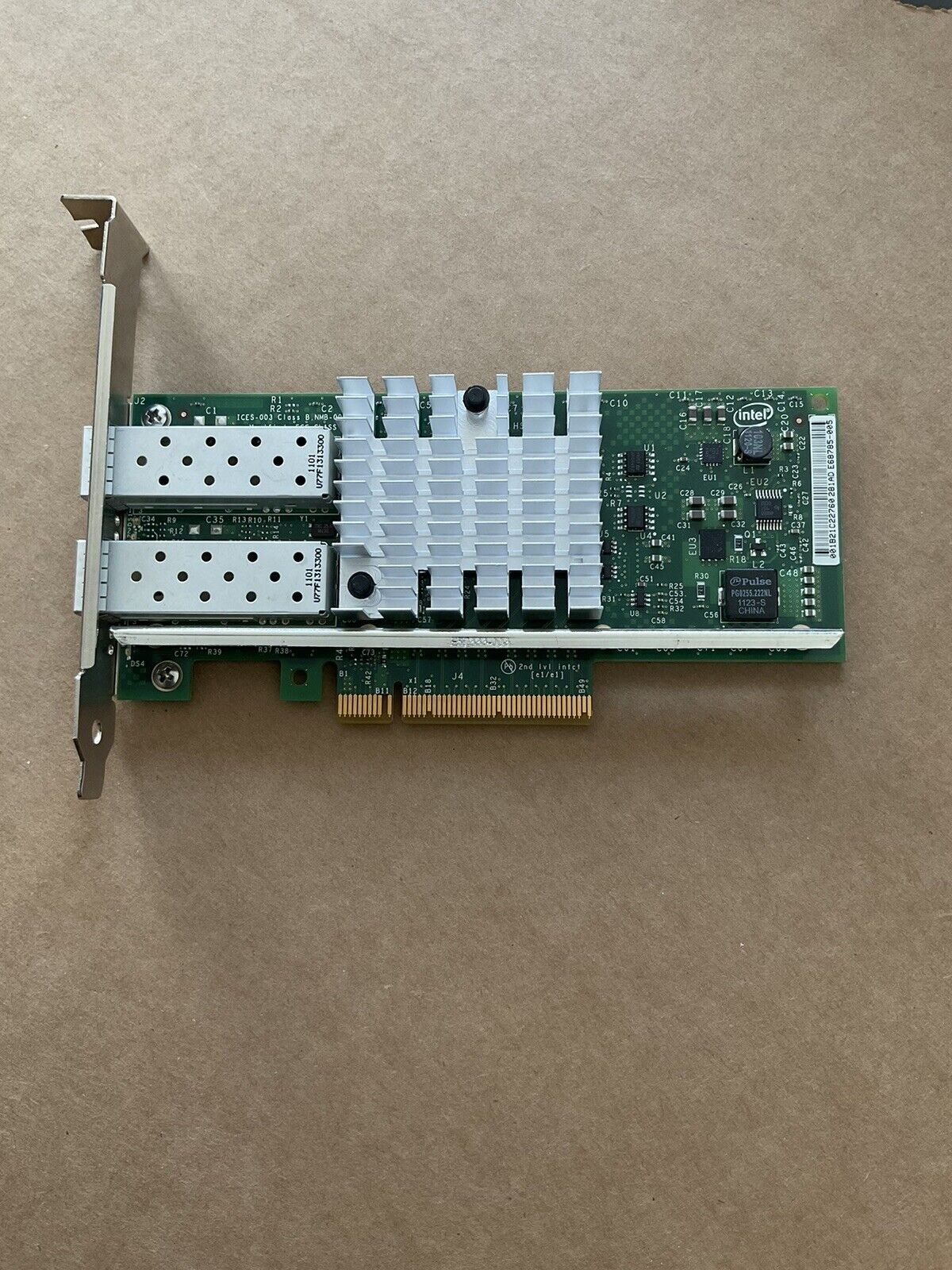 Intel X520-SR2 Dual Port 10Gbps SFP+ Ethernet Server Network Adapter w/ 2x SFPs