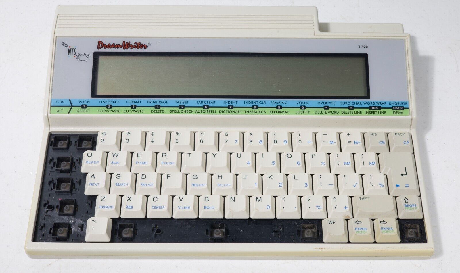 Vintage NTS Dreamwriter Dream Writer T400 portable word processor computer 6582