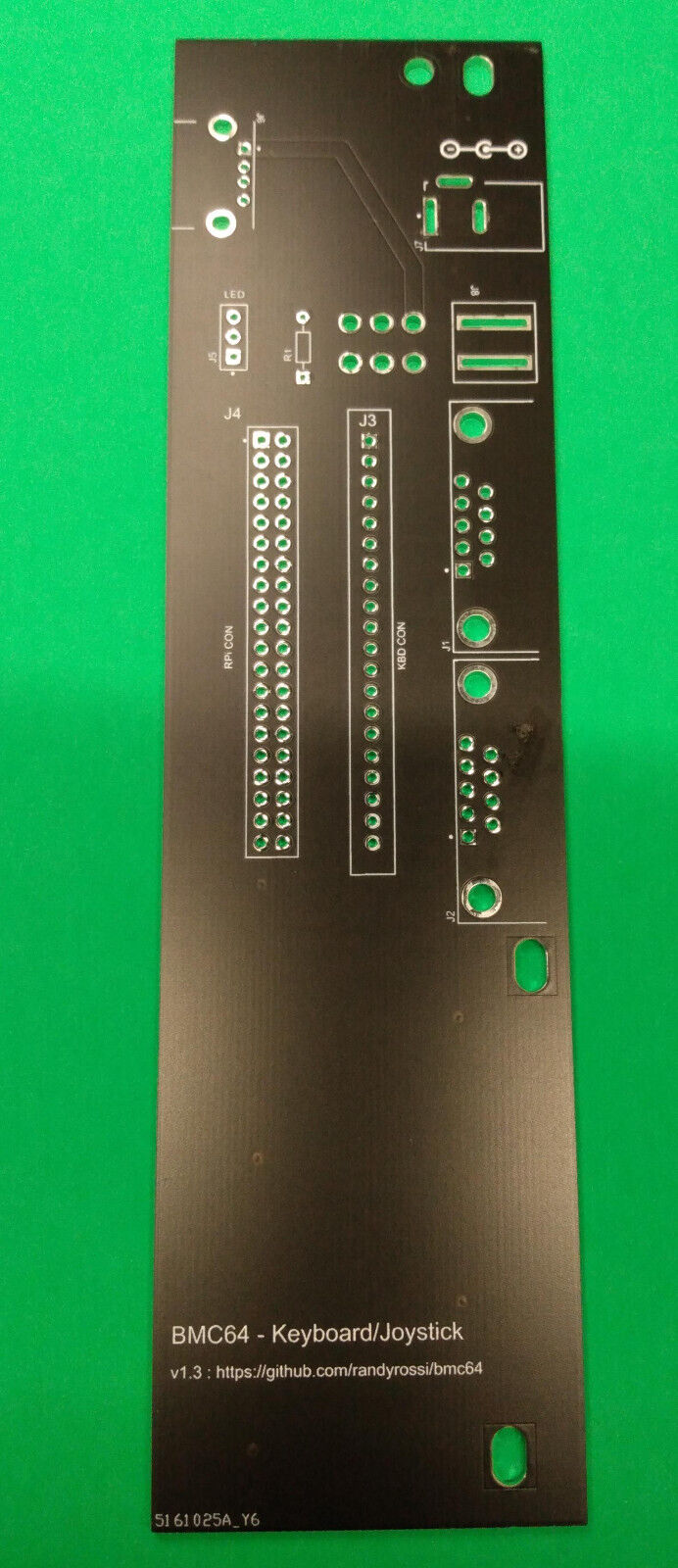 BMC64 Joystick & Keyboard Module (DIY PCB in Black)