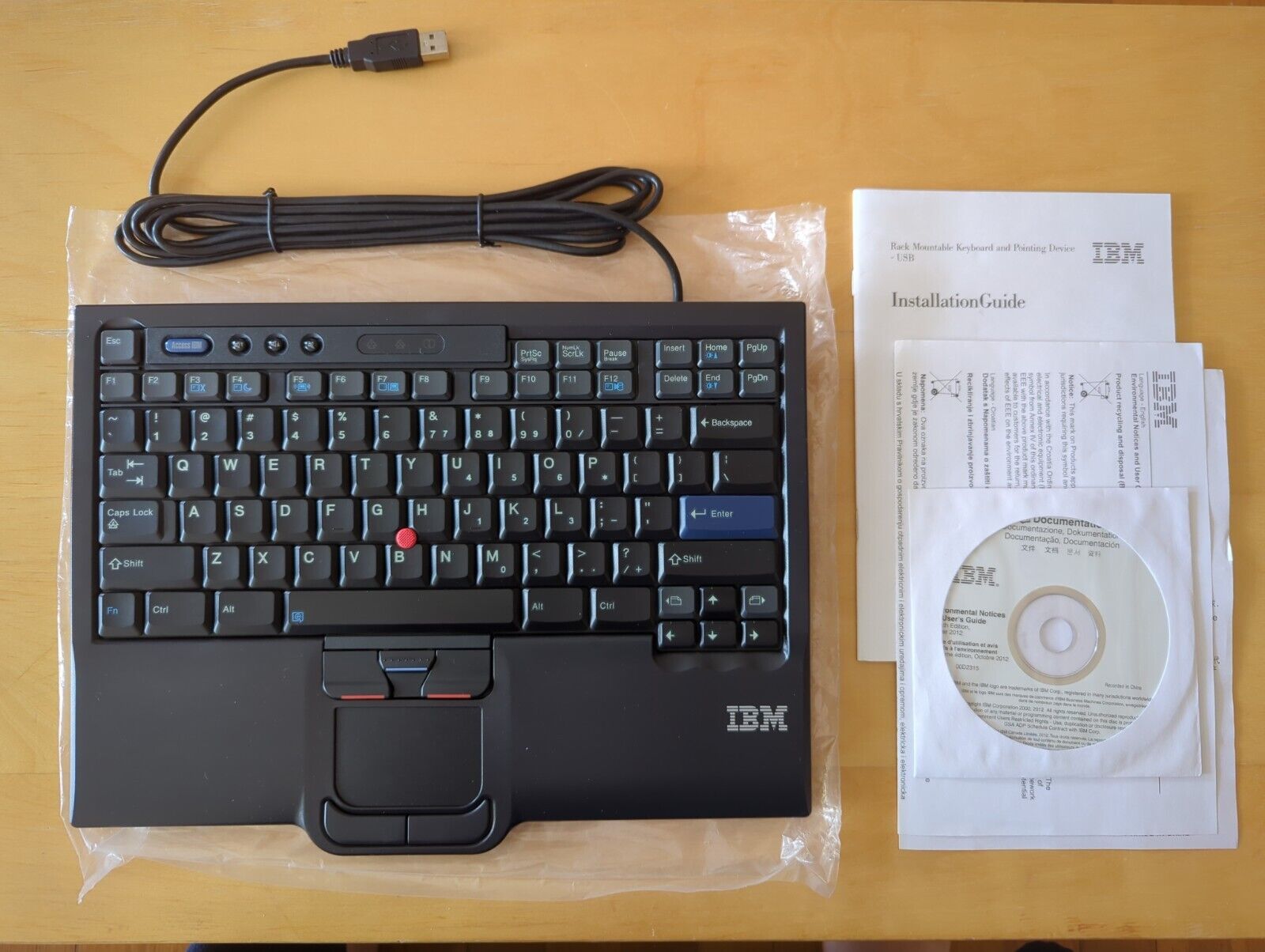 Genuine IBM SK-8845 RC TrackPoint USB Compact Keyboard Lenovo - New Without Box