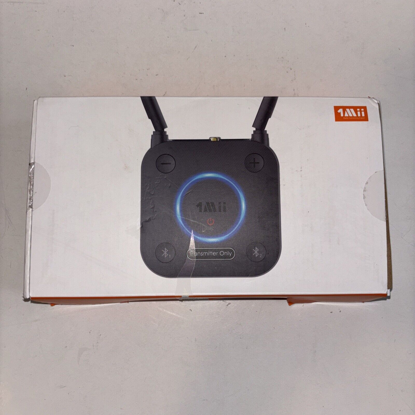 1Mii B06TX Bluetooth 5.2 Transmitter for TV to Wireless Headphone/Speaker, Bluet