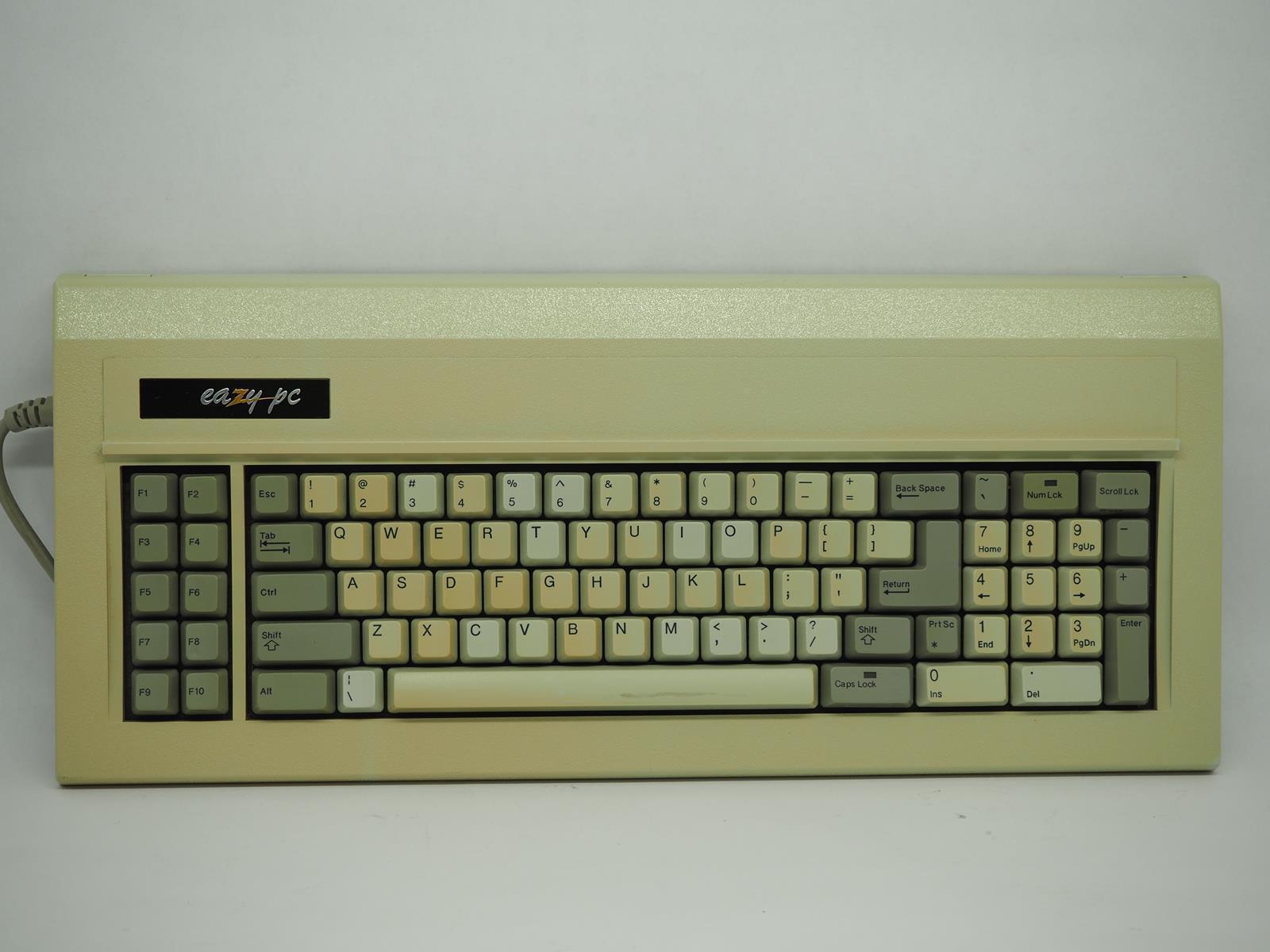 Vintage ZENITH ZKB-7 EASY PC Keyboard *GREEN ALPS SWITCHES* Untested 