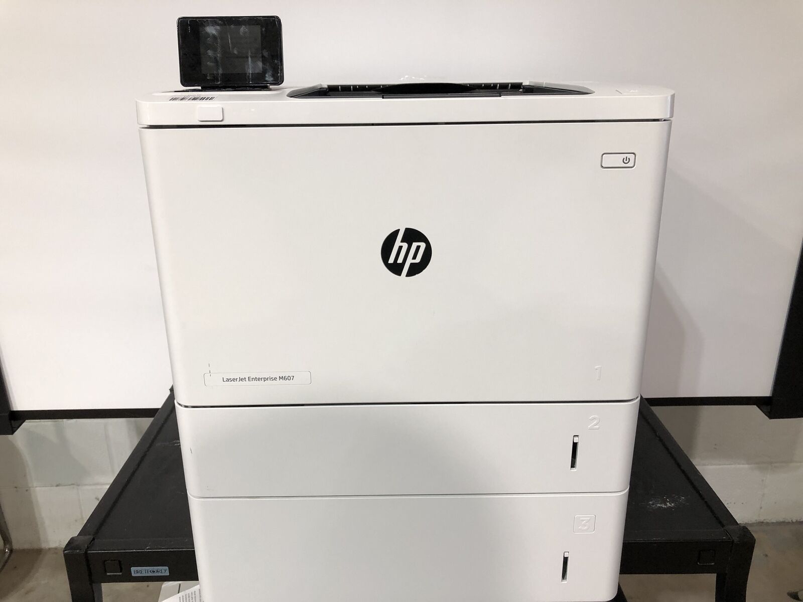 HP LaserJet Enterprise M607 Color Laser Printer *NO TONER* w/ONLY 504 pgs-TESTED