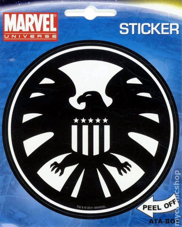 Classic Marvel Agent of SHIELD Logo Sticker Vinyl Fits All Laptops Tablets - NEW