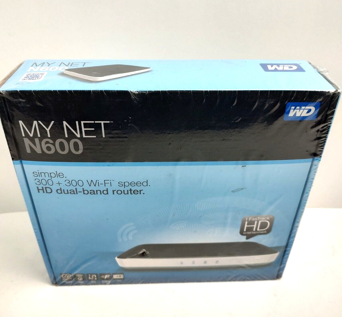 WD My Net N600 HD Dual Band Router Wireless N WiFi Router Accelerate HD - Sealed