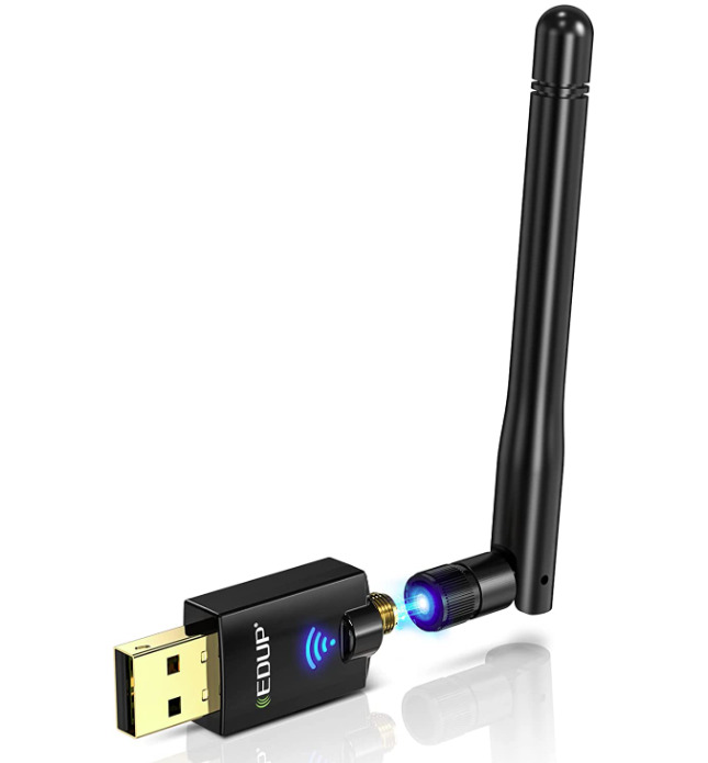 Mini 150M Adaptador Inalámbrico USB Wifi Antena Banda Dual LAN Tarjeta De Red