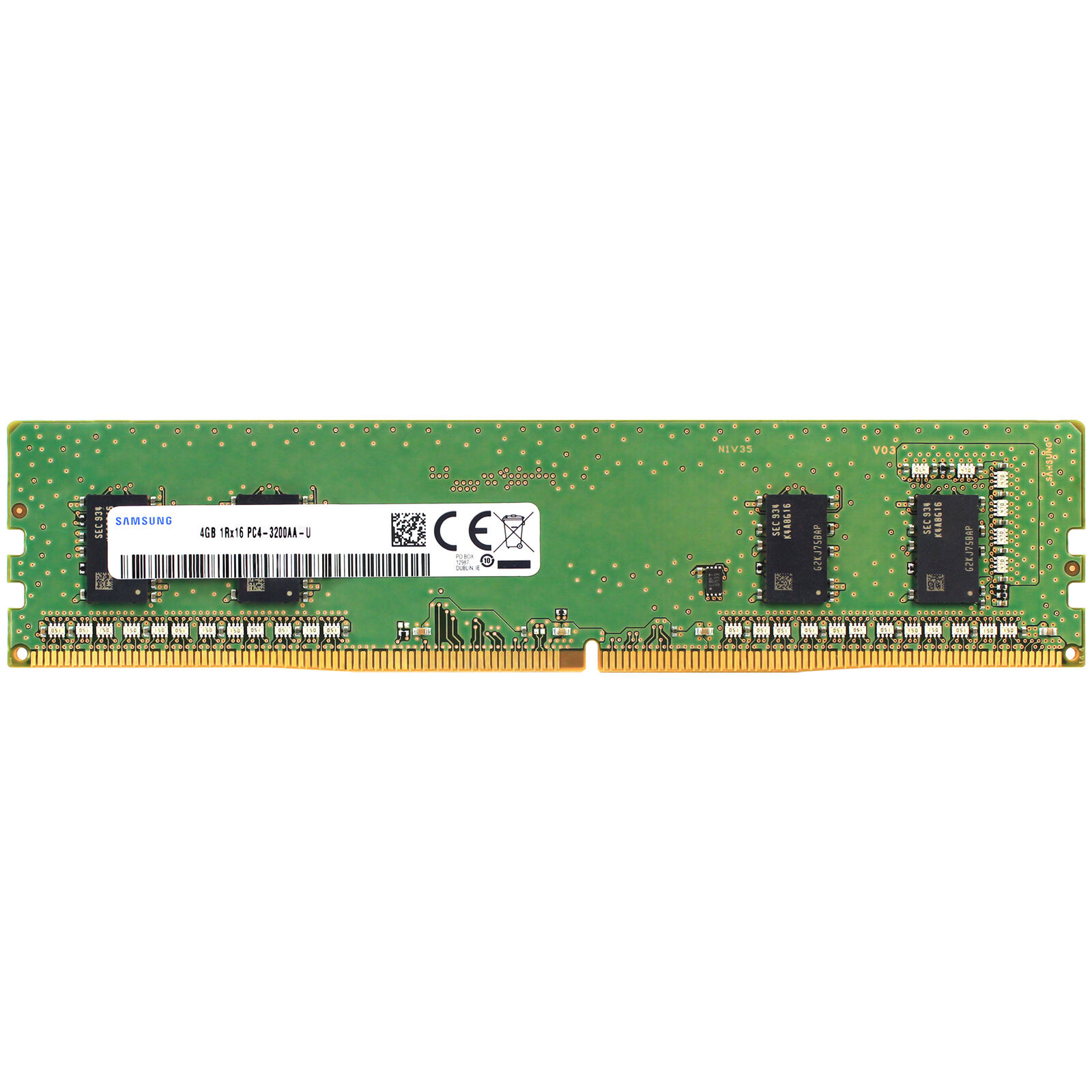 Samsung 4GB DDR4 3200 MHz PC4-25600 DIMM Desktop Memory RAM (M378A5244CB0-CWE)