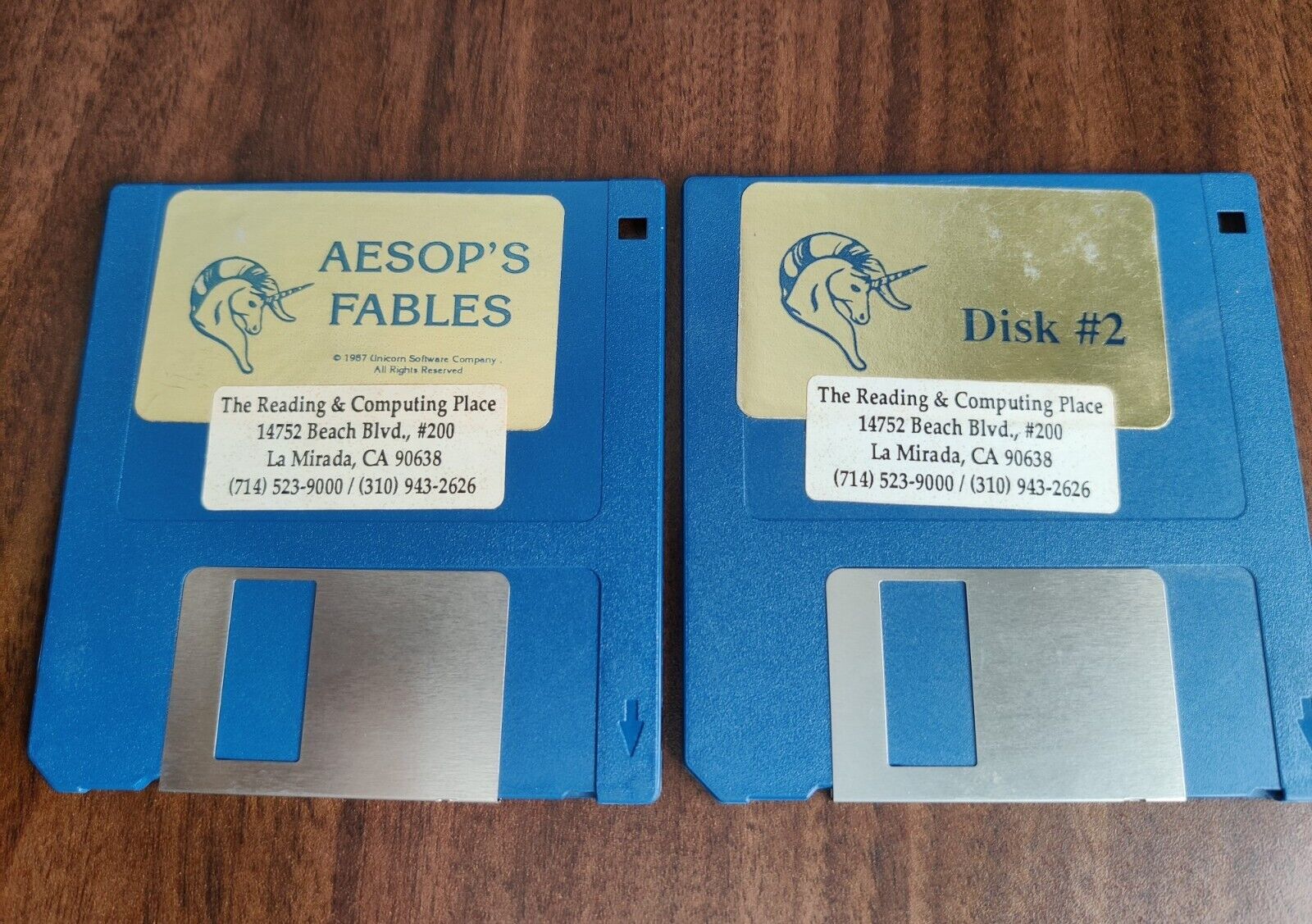 Aesop\'s Fables 1988 by Unicorn Software for Apple II IIe IIc IIgs - Tested RARE