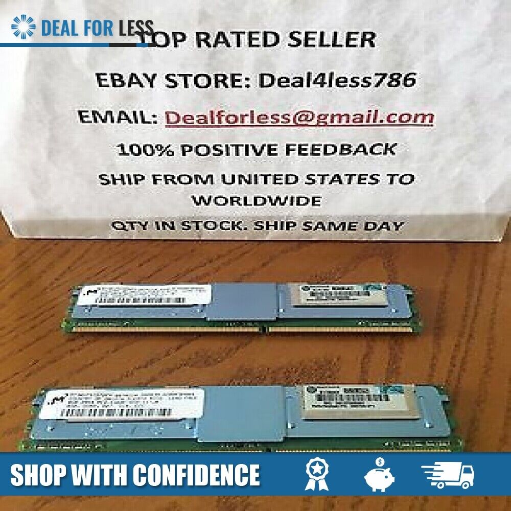 HP 413015-B21/398709-071/416474-001- 16GB DIMM PC2-5300 2x8GB DDR2 Memory Kit